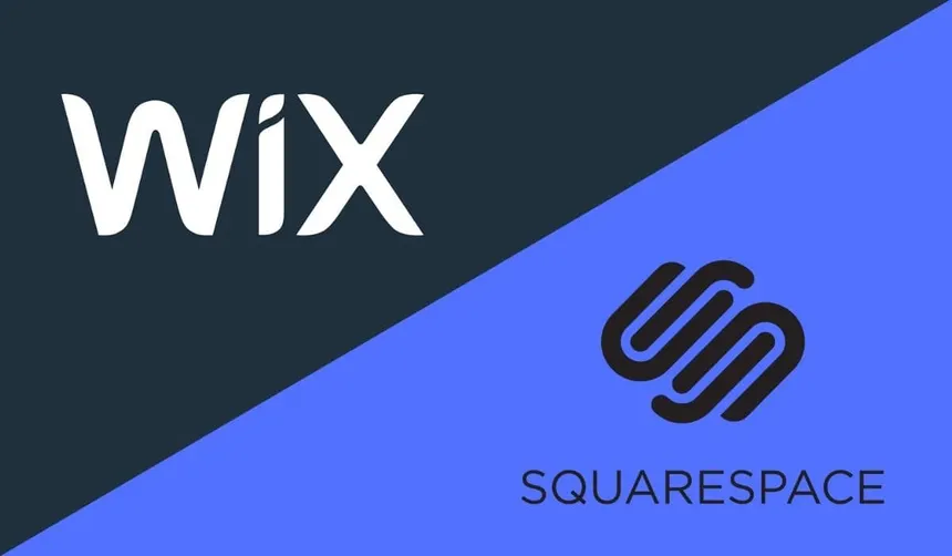 wix and squarespace logo